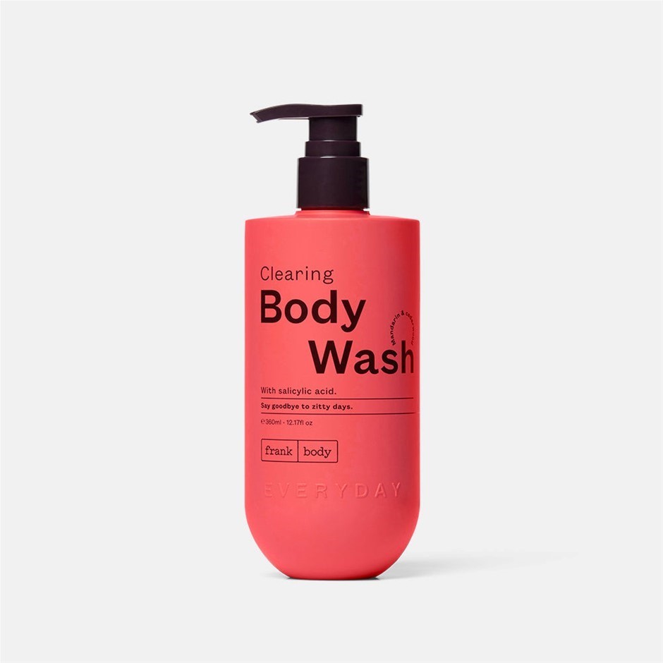 2 x FRANK BODY Clearing Body Wash, 360ml.