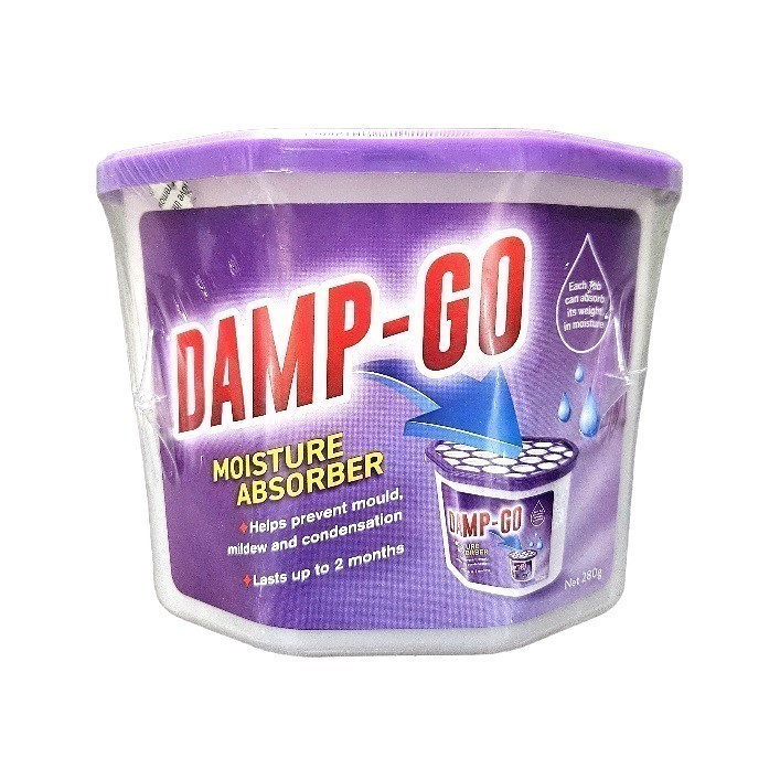 8 x DAMP-GO Moisture Absorber, 280g.