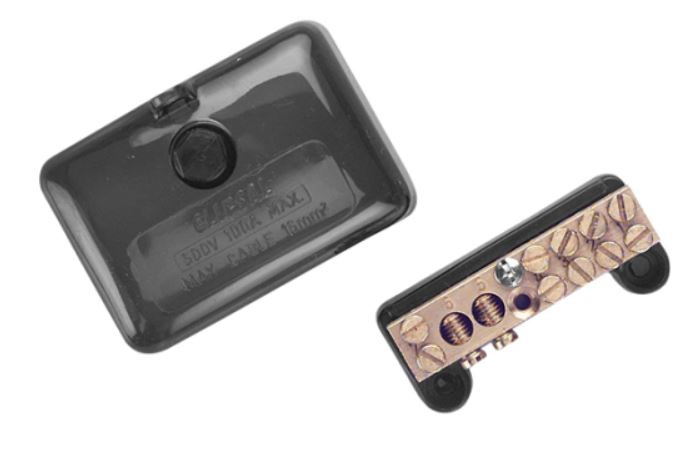 Neutral Link 100A 7 Hole Panel Mount