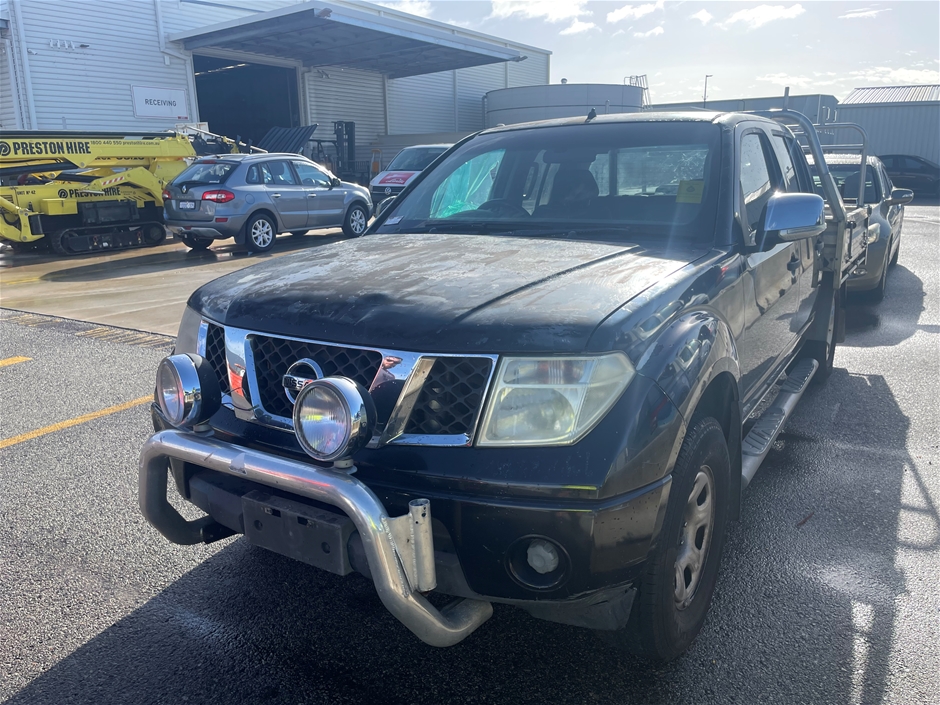 2009 Nissan Navara ST-X 4X4 DOUBLE CAB D40 Manual Dual Cab