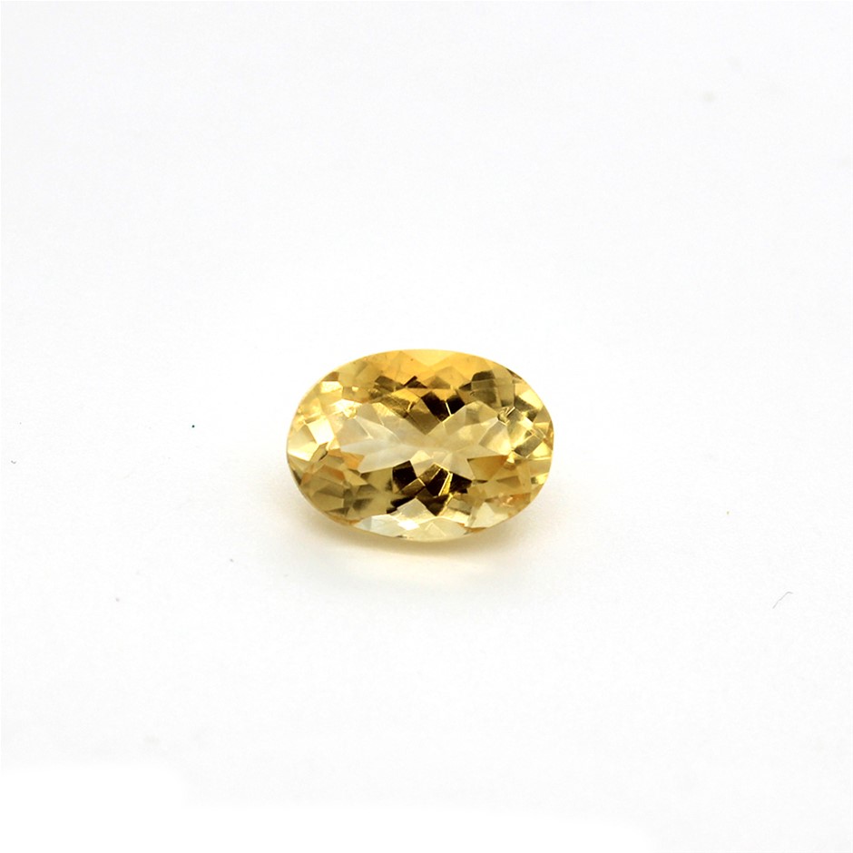 3.53 Ct Oval Citrine Gemstone