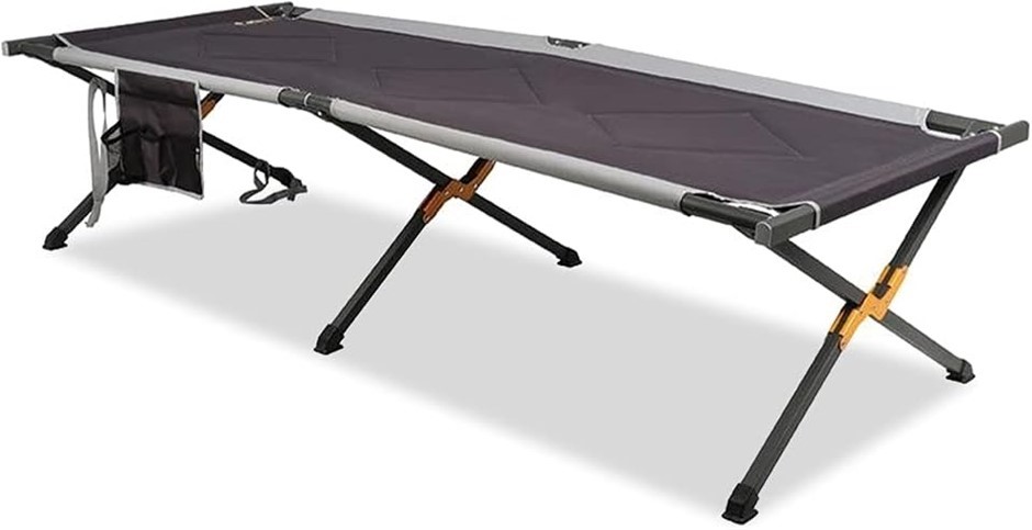 OZTRAIL Aluminium Padded Stretcher Bed, Jumbo.