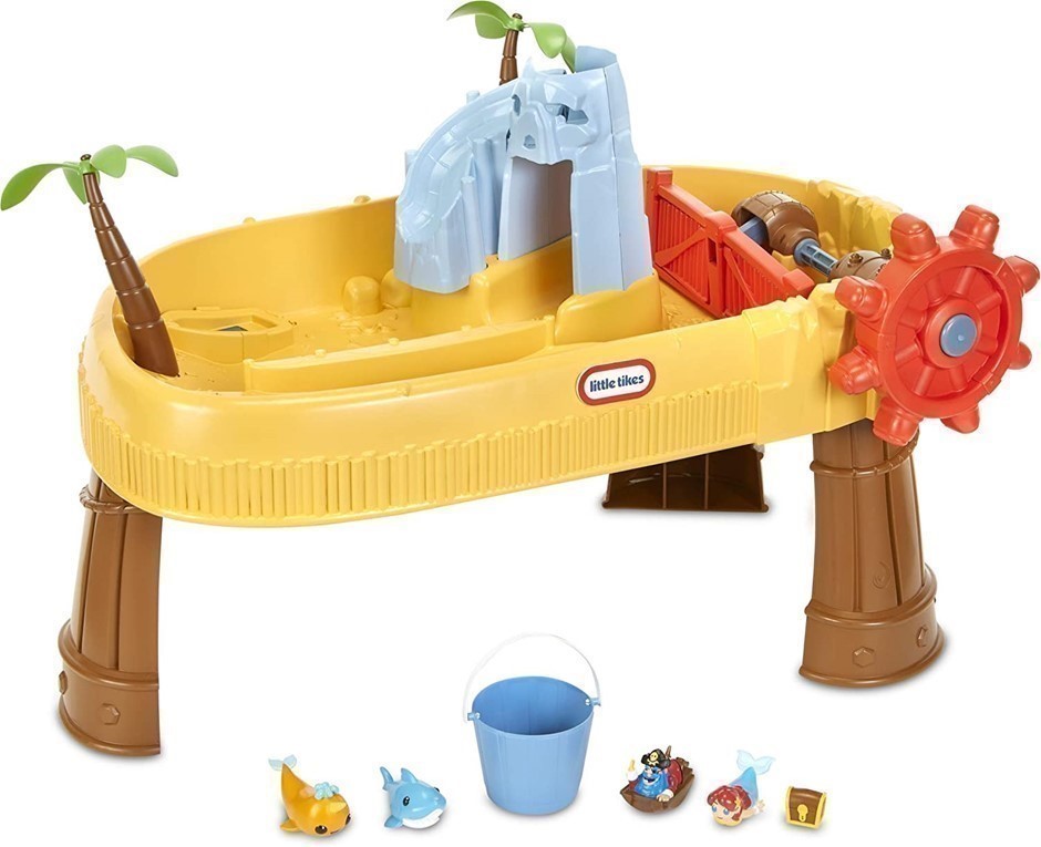 LITTLE TIKES Island Wavemaker Water Table with Five Unique Play Stations an
