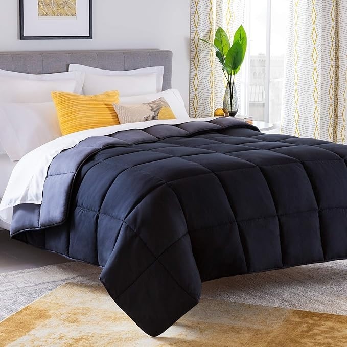 LINENSPA Reversible Down Alternative Comforter and Duvet Insert. Size: Over