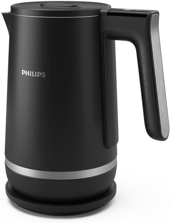 PHILIPS Series 7000 Double Walled Kettle - Family-sized 1.7L Capacity, Stai