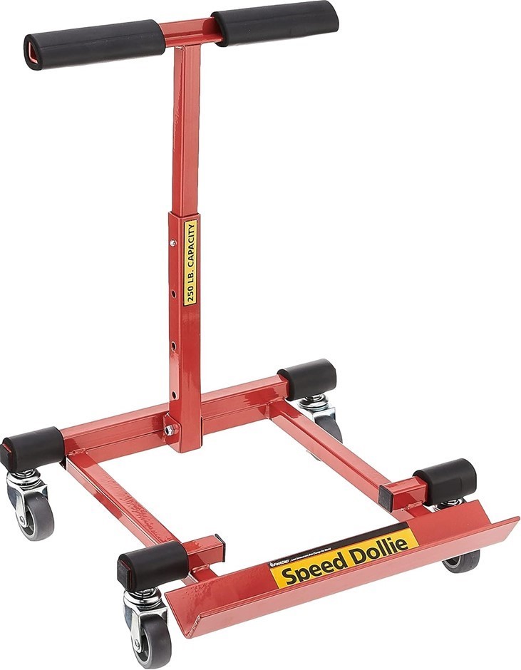 FASTCAP SPEEDOLLIE 250-Pound Capacity Speed-Dolly, Red.