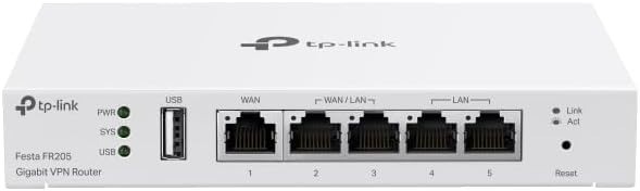 TP-Link Festa Gigabit VPN Router, Free Cloud Centralised Management, 5× Gbp