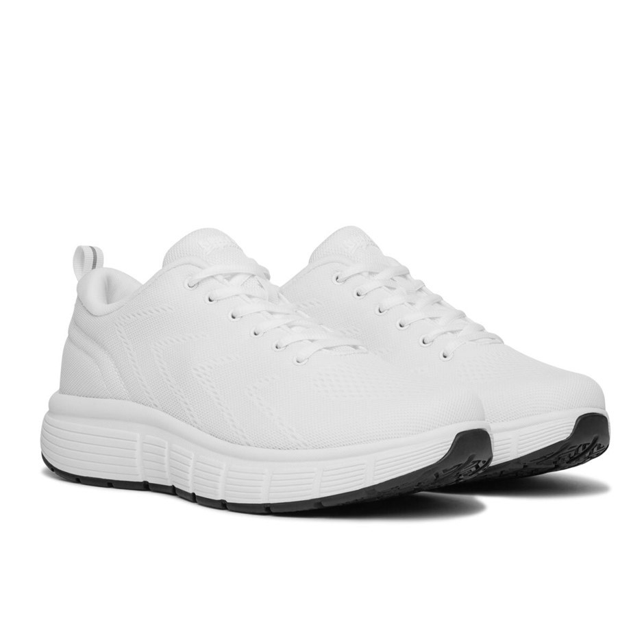 SIGNATURE Men's Comfort Trainers, Size US12/UK11, White.