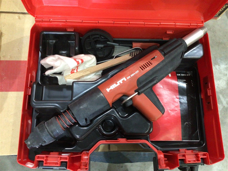 HILTI DX 351-CT Powder-Actuated Tool with case