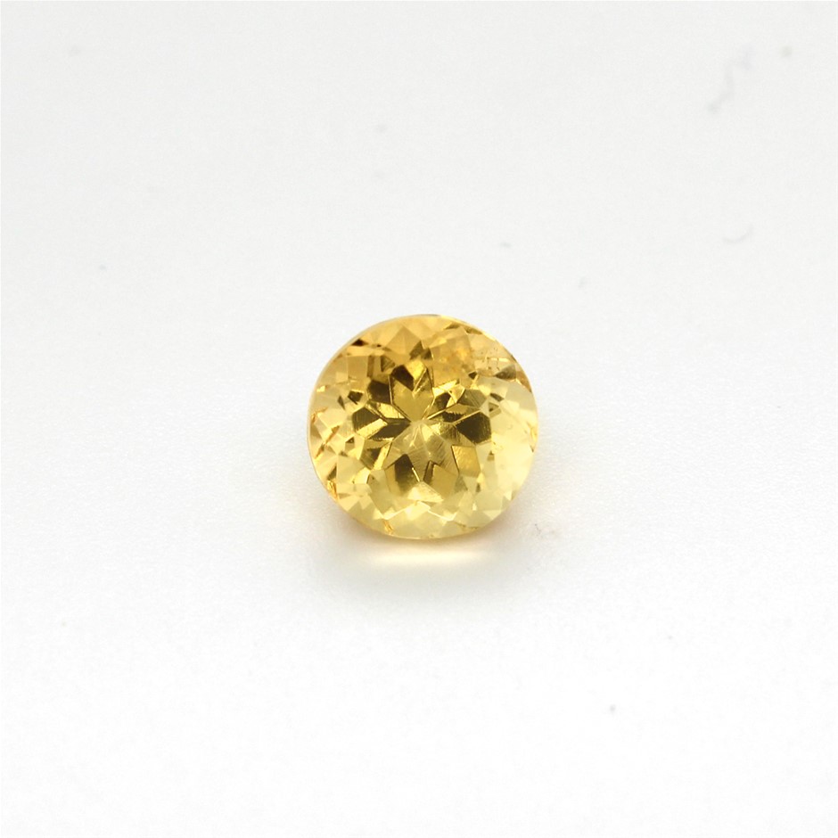 1.65 Ct Round Citrine Gemstone