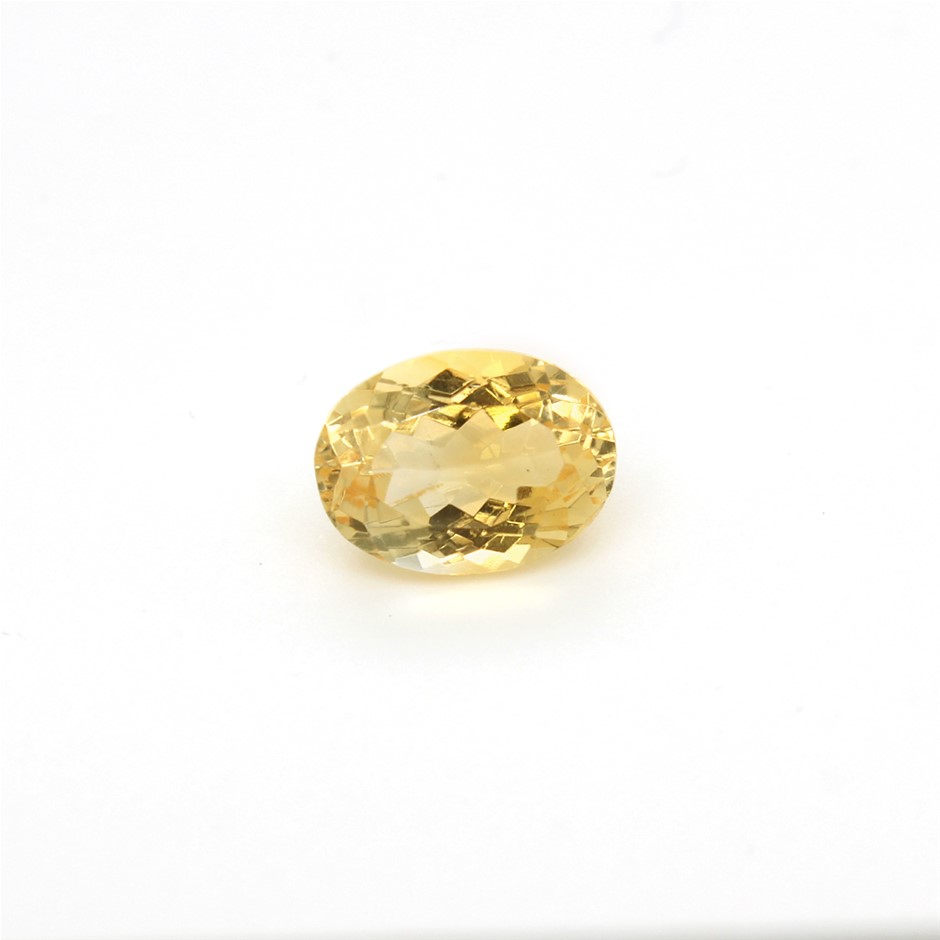 2.66 Ct Oval Citrine Gemstone