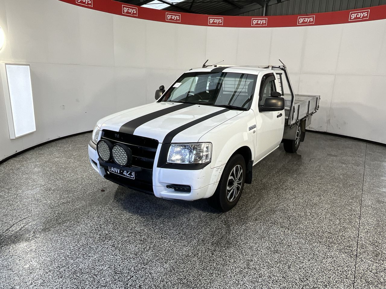 2008 Ford Ranger XL (4x2) PJ Turbo Diesel Manual Cab Chassis Auction ...