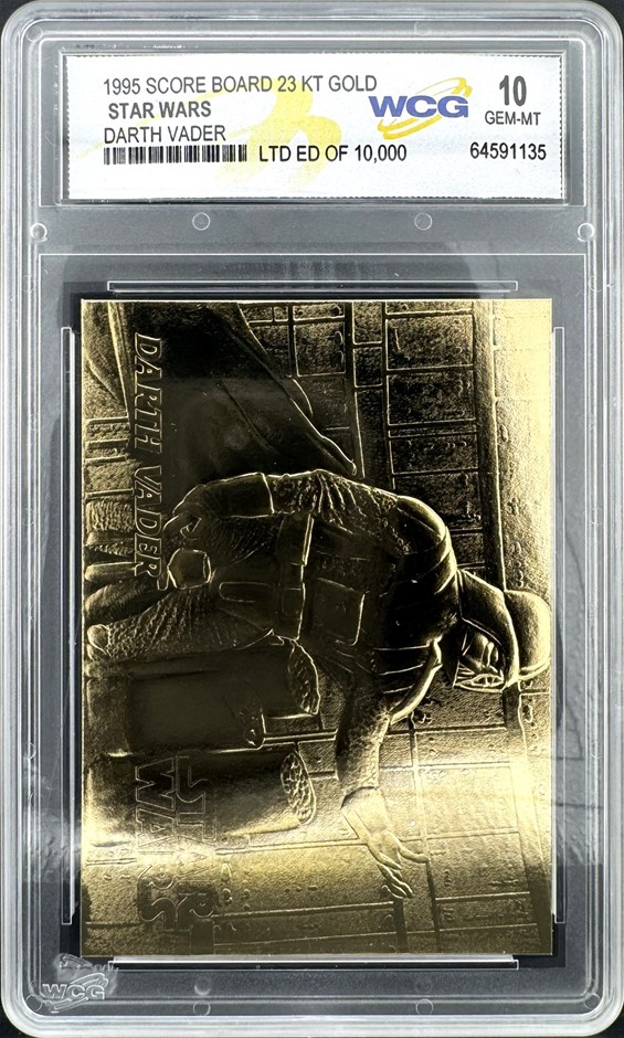 No Reserve 19951996 Score Board 23 Carat Gold Star Wars