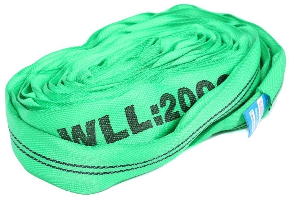 Round Lifting Sling, WLL 2,000kg x 3M (With Test Cert).  Buyers Note - Disc