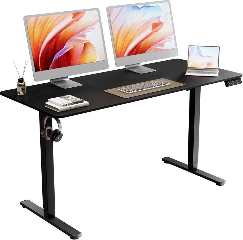 ERGOMAKER Electric Standing Desk 140x60cm (55.1"x23.6").