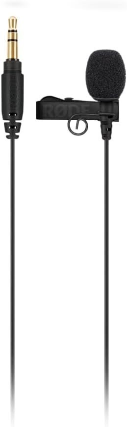 RODE Lavalier GO Professional-Grade Wearable Microphone, Black.