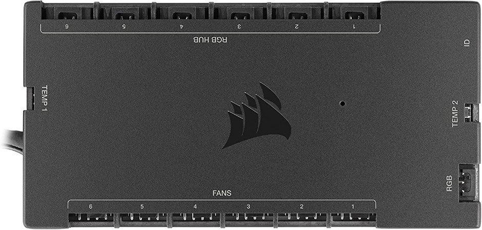 CORSAIR iCUE Commander CORE XT, Digital Fan Speed and RGB Lighting Controll