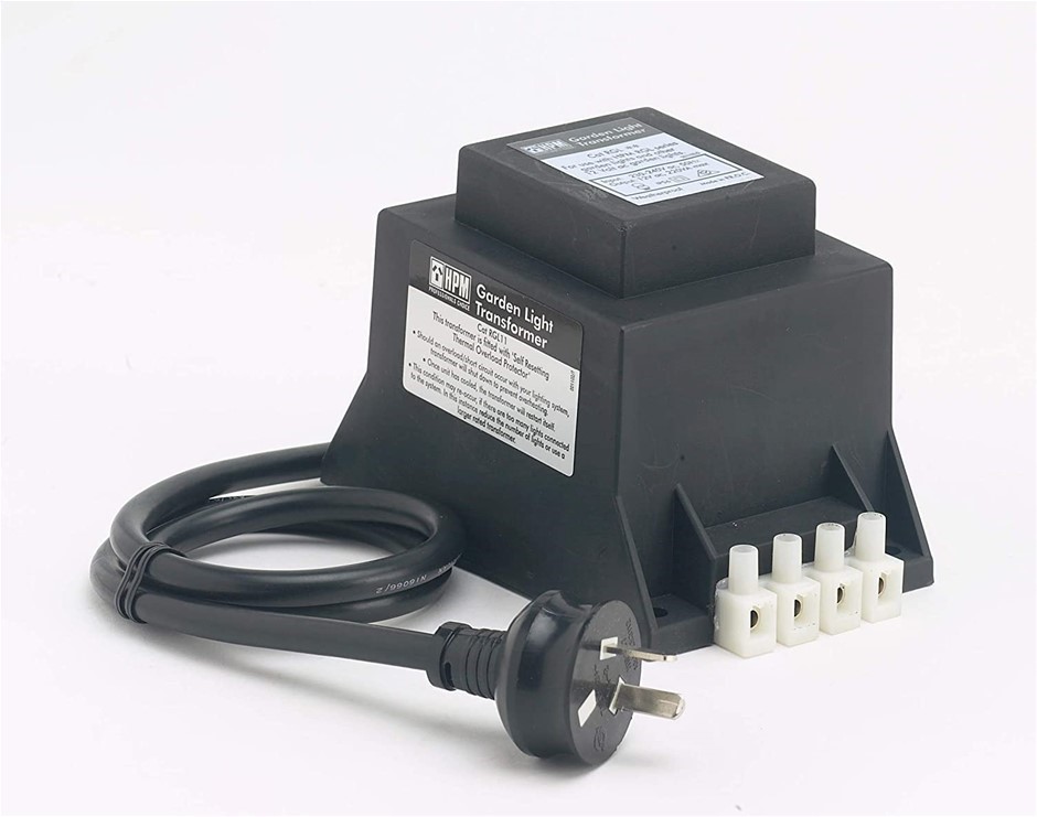 HPM 200VA Garden Light Transformer, Black.