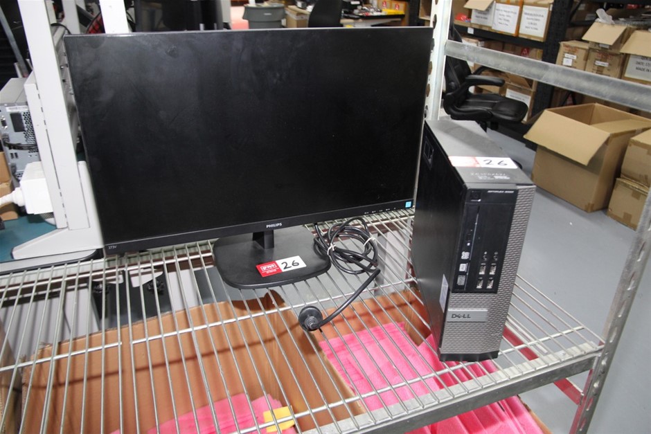 Desktop PC with Monitor Auction (0026-5060293) | Grays Australia