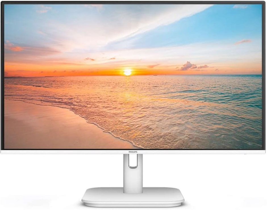 PHILIPS 24E1N1100AW 23.8inch 100Hz FHD IPS Monitor, White.  Buyers Note - D