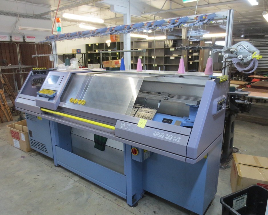 Stoll Cms 330 6 8 Gauge Flat Knitting Machine Type Auction 0001 Grays Australia