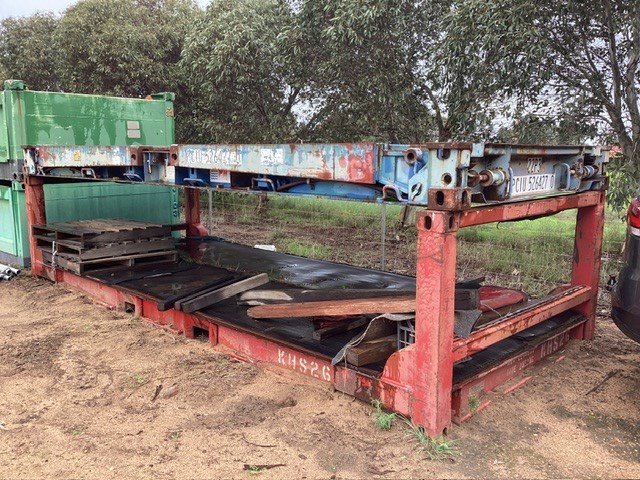 20ft Container Base Flat Rack Auction (0005-9061830) | Grays Australia