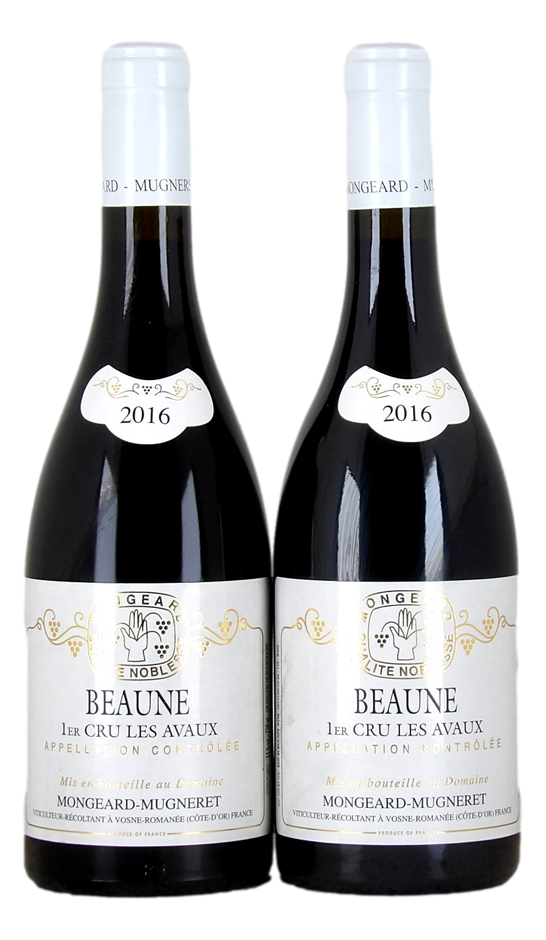 Mongeard Mugneret Beaune Les Avaux 1er Cru 2016 (2x 750mL), France