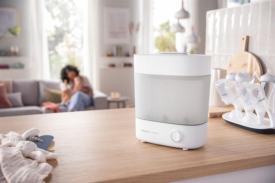 PHILIPS Advent 3 in 1 Steriliser up to 6 Bottles, White.