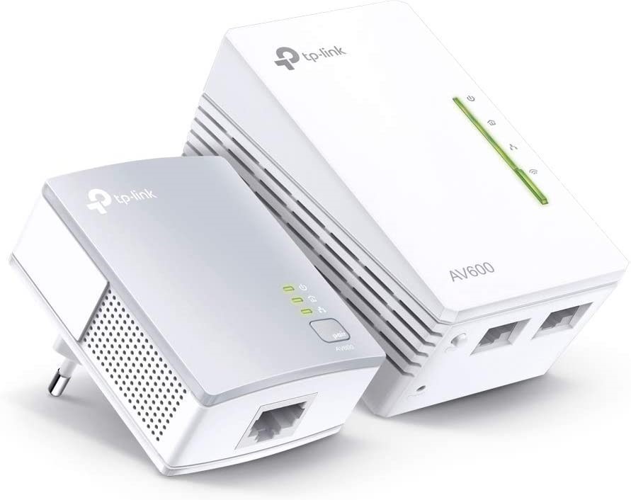 TP-LINK AV600 Wi-Fi Powerline Starter Kit, White, Wireless N300, TL-WPA4220