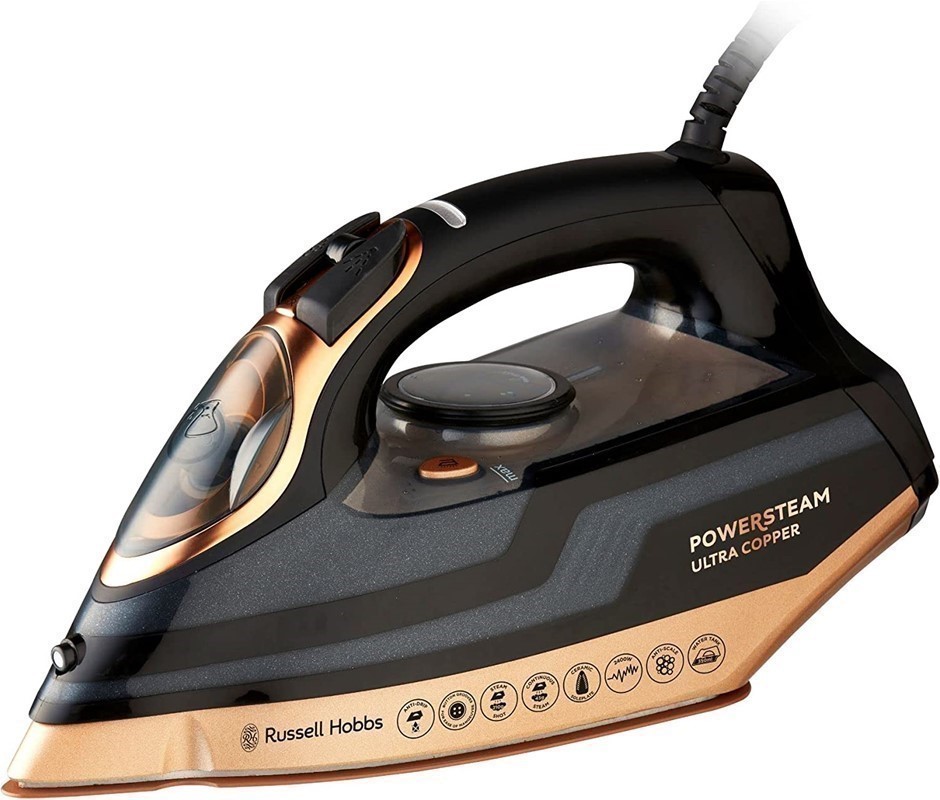 RUSSELL HOBBS Powersteam Ultra Copper Iron, RHC560, 350ml Water Tank, Verti