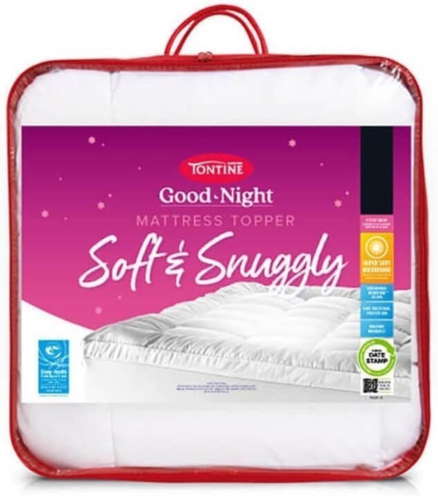 TONTINE Good Night Soft & Snuggly Single Bed Mattress Topper Bedding Protec