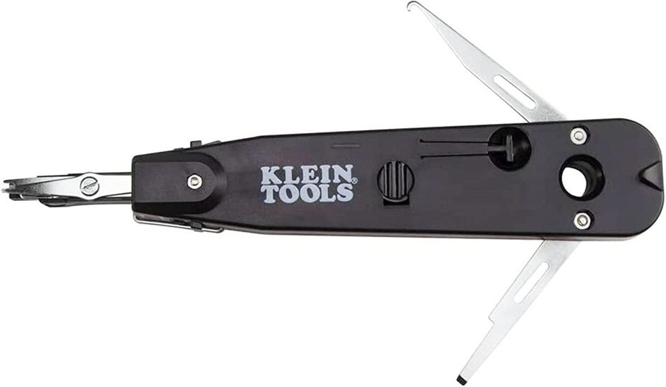 KLEIN TOOLS Punch Down Tool, Lightweight Professional Krone Blade (Black),
