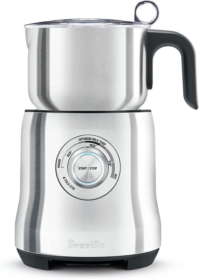 BREVILLE Milk Frother, Colour: Silver, Easy Clean, Dishwasher Safe Stainles