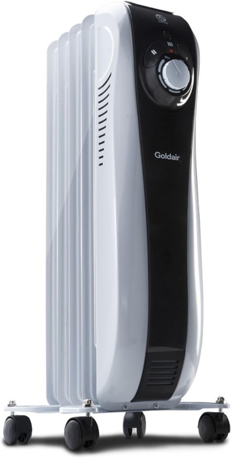 GOLDAIR 1000W 5 Fin Oil Column Heater with 3 Heat Settings and Adjustable T