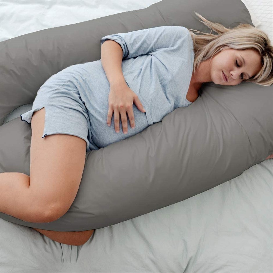 WOOLCOMFORT Australian Made Pregnancy/ Maternity/ Nursing Pillow, Body feed