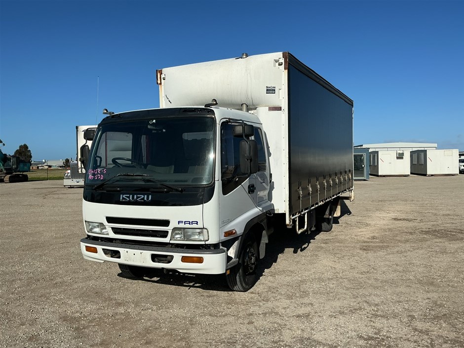 2001 Isuzu FRR 4 x 2 Curtainsider Rigid Truck