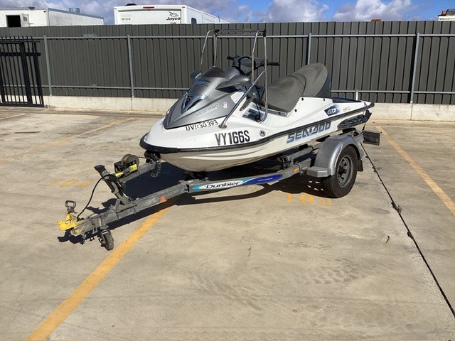 Unreserved Sea Doo GTX 4 Tech Fiberglass Sit Down Jetski   
