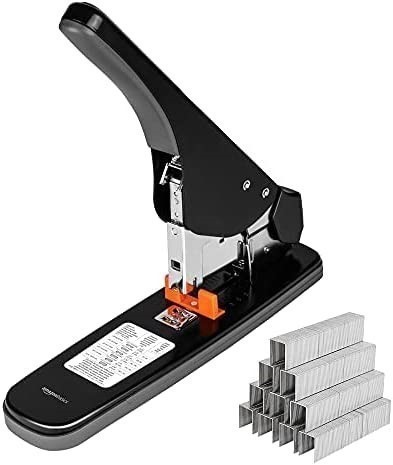 AMAZONBASICS Effortless Heavy-Duty Stapler, 210 Sheets.