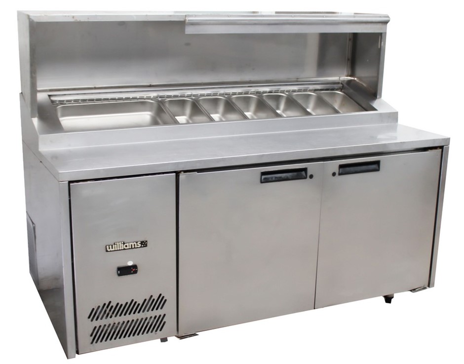 WILLIAM’S PREP SALAD 2 DOOR FRIDGE