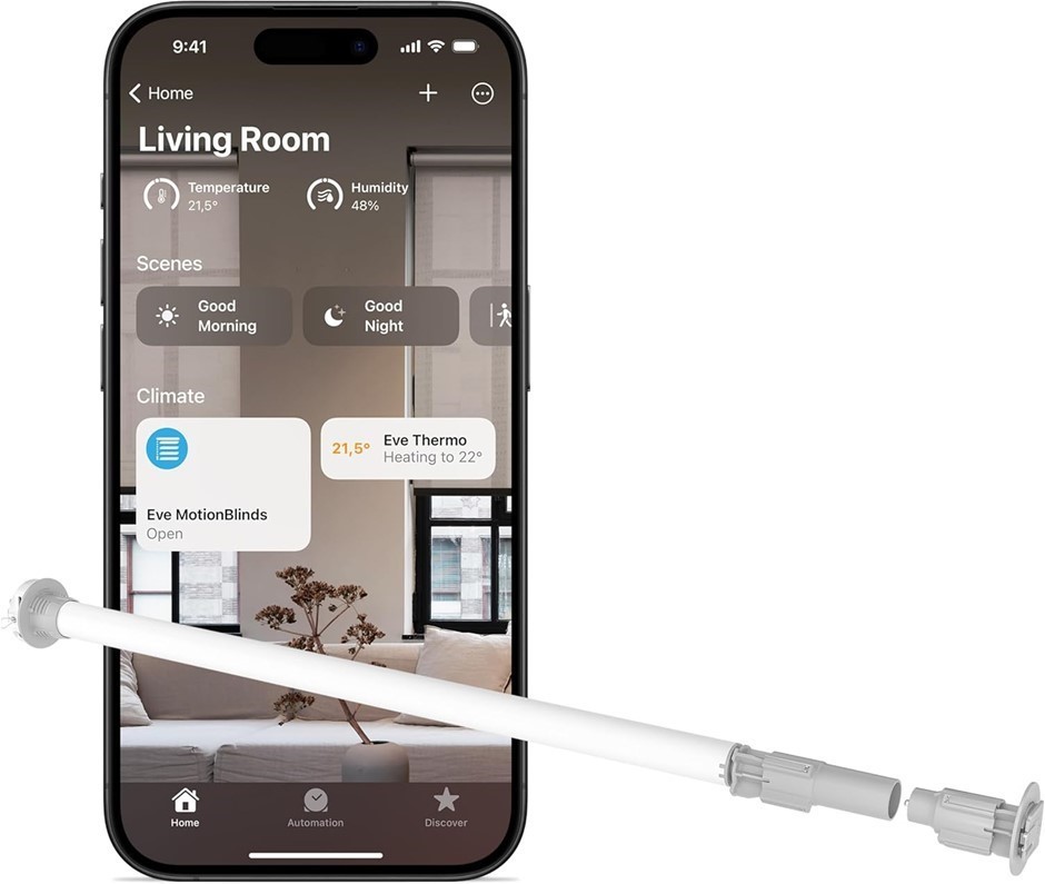 EVE MotionBlinds Upgrade Kit for Roller Blinds (Matter) – Motor to Upgrade