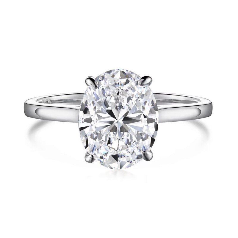 Opulent Galleria - 925 Silver Moissanite Rings + Free Gift