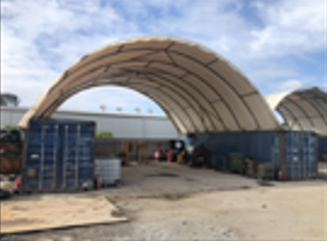 40ft General Purpose Shipping Container with Gazebo 