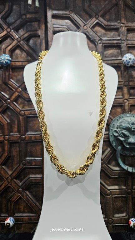 Jewelzmerchants'22KGold-filled/Italy Stamps Chains