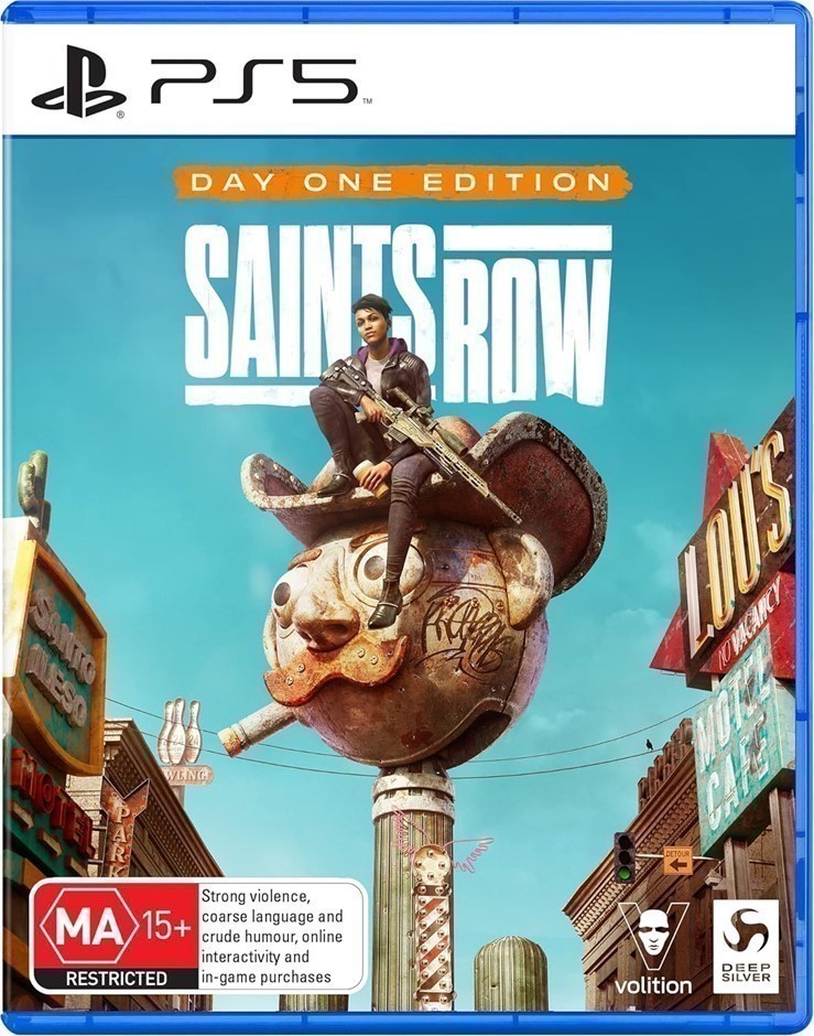 KOCH Saints Row Day One Edition - Playstation 5 Game Disk.