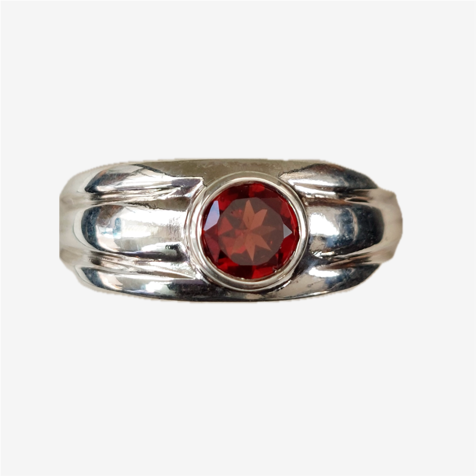 5mm Garnet Ring