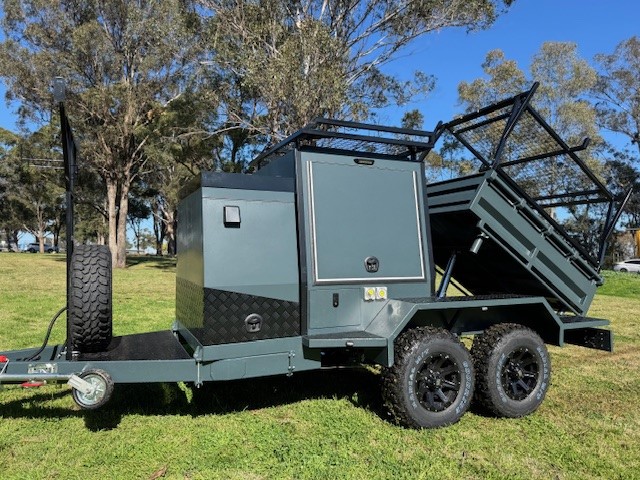 2025 Heavy Duty Tradie Tipper Trailer - Grey (Unused)