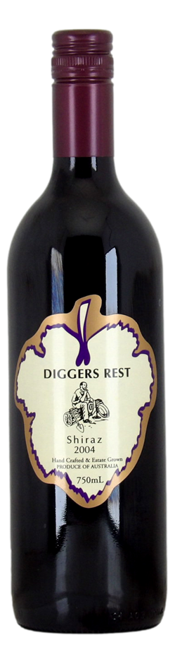 Diggers Rest Shiraz 2004 (12x 750mL), VIC.