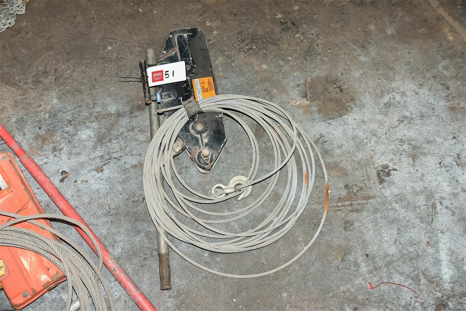 2005 RIDGE RYDER NHSS16 Wire Rope Hoist Auction (0051-5060948) | Grays ...