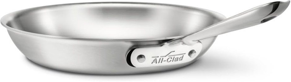 ALL-CLAD Brushed 18/10 Stainless Steel 5-Ply Bonded Dishwasher Safe Fry Pan