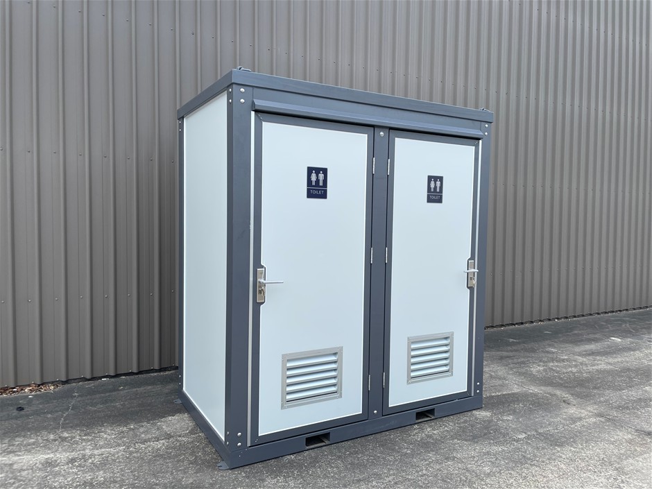 Unused Double Toilet Blocks